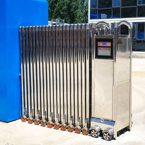 伸縮門電動(dòng)大門鋁合金電動(dòng)自動(dòng)大門學(xué)校工廠庭院推拉大門